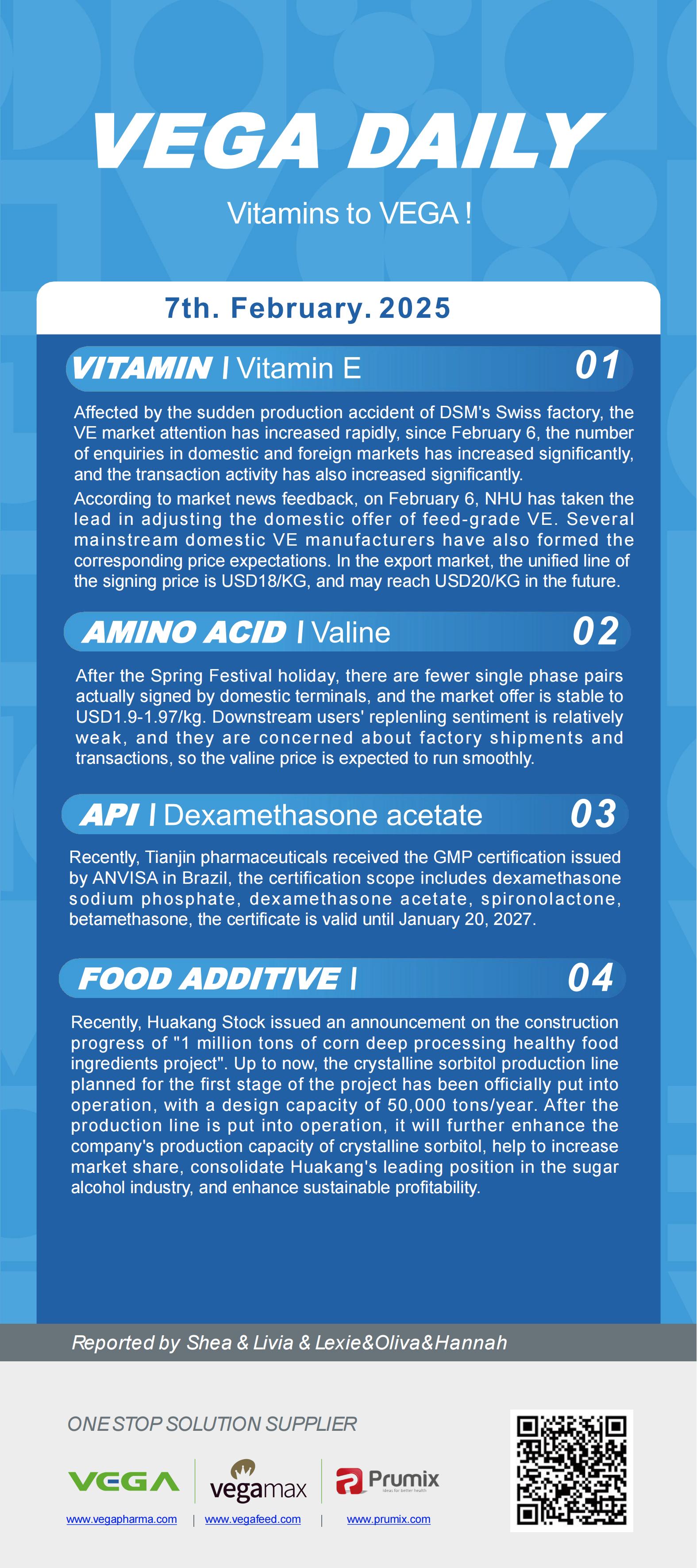 Vega Daily Dated on Feb 7th 2025 Vitamin Amino Acid APl Food Additives.jpg